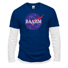 Комбинированный лонгслив Вадим (NASA Style)