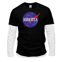 Комбинированный лонгслив Никита (NASA Style)