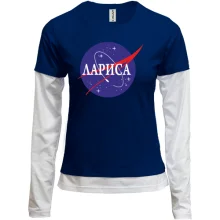 Комбинированный лонгслив Лариса (NASA Style)