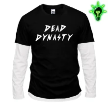 Комбинированный лонгслив с Dead Dynasty логотип