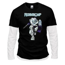 Комбинированный лонгслив с Robocop