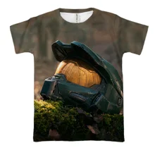 3D футболка Master Chief helmet