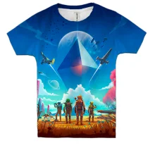 Детская 3D футболка No Man's Sky