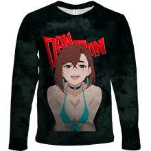 Детский 3D лонгслив Momo Ayase - Dandadan
