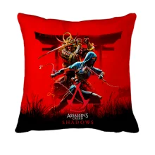 3D подушка Assassin's Creed - Shadows (red)