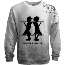 3D свитшот Hunter X Hunter - силуэт героев