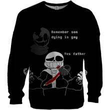 3D свитшот Undertale - Remember son!