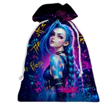 3D Подарочный мешочек Jinx with graffiti - Arcane