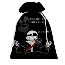 3D Подарунковий мішечок Undertale - Remember son!