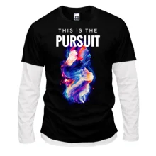 Комбинированный лонгслив This is Pursuit