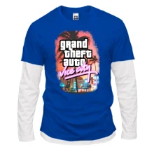 Комбинированный лонгслив GTA - Vice city