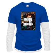 Комбинированный лонгслив League of Legends в стиле GTA