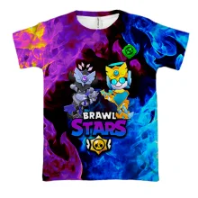 3D футболка з BrawlStars персонажами
