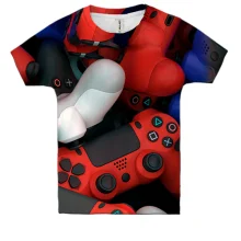 Дитяча 3D футболка з DualShock PS