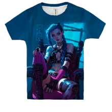 Дитяча 3D футболка JINX - LoL