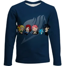 Дитячий 3D лонгслів Fairy Tail - Chibi Heroes