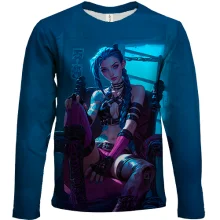 Дитячий 3D лонгслів JINX - LoL