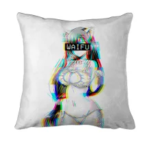 3D подушка WAIFU glitch