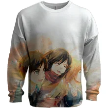 3D свитшот Eren, Mikasa, Armin - AoT