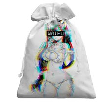 3D Подарочный мешочек WAIFU glitch