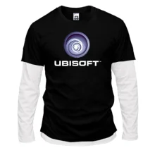 Комбинированный лонгслив с логотипом Ubisoft