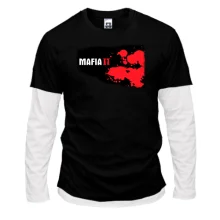 Комбинированный лонгслив с артом игры Mafia 2