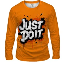 Чоловічий 3D лонгслів Just Do It