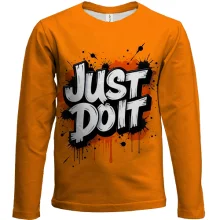 Дитячий 3D лонгслів Just Do It