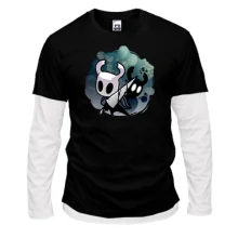 Комбинированный лонгслив с постером Hollow Knight