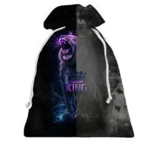 3D Подарунковий мішечок з левом - King