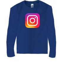 Детский лонгслив с логотипом Instagram