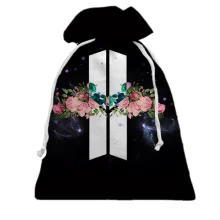 3D Подарочный мешочек BTS с цветами