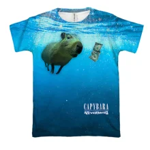 3D футболка Capibara - Nirvana