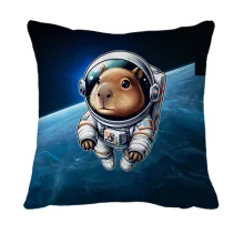 3D подушка з Капібарою у космосі