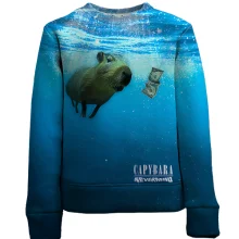 Дитячий 3D світшот Capibara - Nirvana