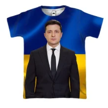 3D футболка с Зеленским