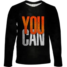 Детский 3D лонгслив You Can