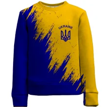 Дитячий 3D світшот Ukraine (жовто-синя)