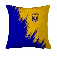 3D подушка Ukraine (жовто-синя)