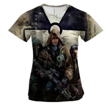 Жіноча 3D футболка S.T.A.L.K.E.R