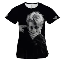 Жіноча 3D футболка з гуртом БТС (BTS) K-POP ARMY RAP MONSTER