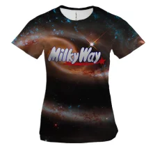 Жіноча 3D футболка Milky Way