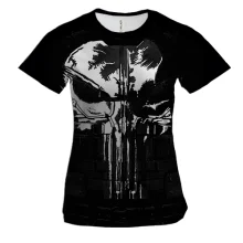 Женская 3D футболка "Punisher"