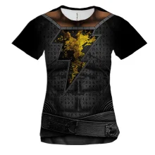 Жіноча 3D футболка "Костюм Black Adam"