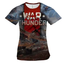 Жіноча 3D футболка War Thunder