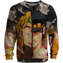 3D свитшот Dio Brando x Jotaro Kujo - Jojo's Bizarre Adventure