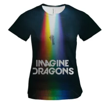 Женская 3D футболка Imagine Dragons Evolve