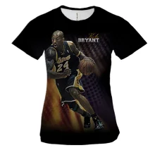 Женская 3D футболка Kobe Bryant