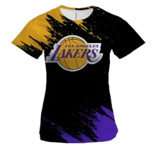 Жіноча 3D футболка Los Angeles Lakers