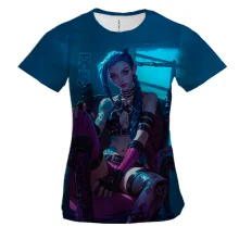 Жіноча 3D футболка JINX - LoL